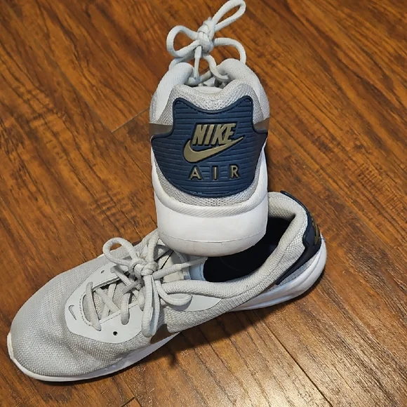 Nike Air Max Silver, Blue and White Sneakers - Picture 3 of 3